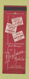 Matchbook Cover - Deglman Hotels Hancock Marquette Sault Ste Marie MI WEAR