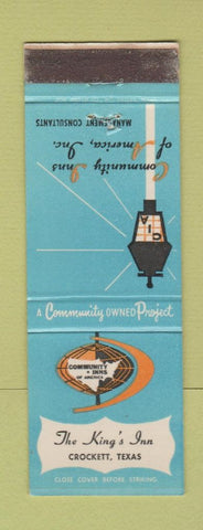 Matchbook Cover - King's Inn Crockett TX