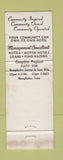 Matchbook Cover - King's Inn Crockett TX