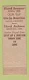 Matchbook Cover - Hotels Salem OR Medford OR Chadwick