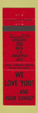 Matchbook Cover - Local Vending Anti Smoking Franklin Park IL