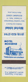 Matchbook Cover - Motel Ideal Mont Laurier QC