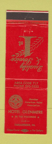Matchbook Cover - Hotel Glenmere Canadensis PA