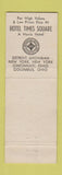 Matchbook Cover - Hotel Times Square New York City