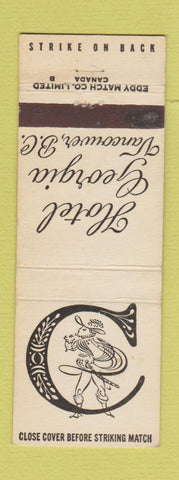 Matchbook Cover - Hotel Georgia Vancouver BC