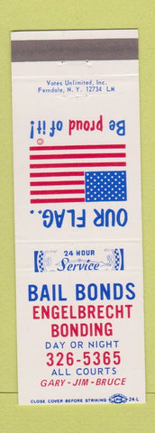 Matchbook Cover - Bail Bonds Engelbrecht