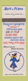 Matchbook Cover - Spirit of 76 Inns Cambridge OH Richmond IN