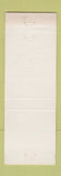 Matchbook Cover - Melvin Garrett Cabinet Construction Russell KS ORANGE