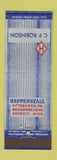 Matchbook Cover - CP Robinson Heppenstall Pittsburg PA Bridgeport CT