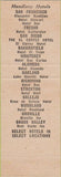 Matchbook Cover - Hotel Stewart San Francisco CA