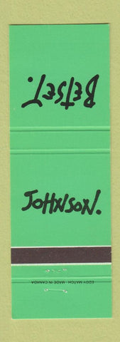 Matchbook Cover - Betsey Johnson Clothes Fashion