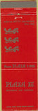 Matchbook Cover - Plaza III Restaurant Kansas City MO