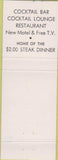 Matchbook Cover - Sonora Inn CA