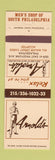 Matchbook Cover - Arnold's Men's Clothes South Philadelphia PA
