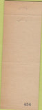 Matchbook Cover - Copley Plaza Hotel