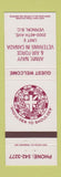 Matchbook Cover - Army Navy Air Force Veterans Vernon BC