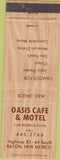 Matchbook Cover - Oasis Cafe Motel Raton NM
