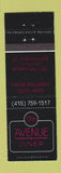 Matchbook Cover - 19th Avenue Diner San Francisco CA