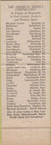 Matchbook Cover - Lafayette Hotel Portland ME CREASE