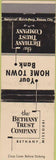 Matchbook Cover - Bethany Trust Co MO wear