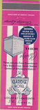 Matchbook Cover - Claridge Hotel St Louis MO