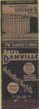 Matchbook Cover - Hotel Danville VA