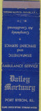 Matchbook Cover - Dailey Mortuary Port Byron IL