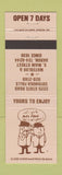 Matchbook Cover - Art's Place Akron Cuyahoga Falls OH