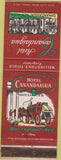 Matchbook Cover - Hotel Canandaigua NY