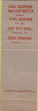 Matchbook Cover - Hotel Richford Buffalo NY