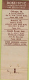 Matchbook Cover - Phone for a Loan Chicago IL Aurora South Bend