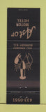 Matchbook Cover - Astor Motor Hotel Burnaby BC