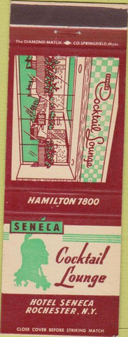 Matchbook Cover - Hotel Seneca Rochester NY