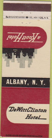 Matchbook Cover - DeWitt Clinton Hotel Albany NY