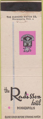 Matchbook Cover - Radisson Hotel Minneapolis MN