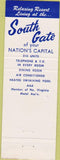 Matchbook Cover - South Gate Motor Hotel Arlington VA
