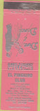 Matchbook Cover - El Pinguino Club Chicago IL
