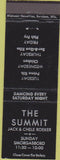 Matchbook Cover - The Summit Lake Redstone Mauston WI
