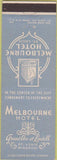 Matchbook Cover - Melbourne Hotel St Louis MO