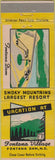 Matchbook Cover - Fontana Village Fontana Dam NC CREASE