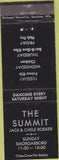 Matchbook Cover - The Summit Lake Redstone Mauston WI