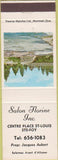 Matchbook Cover - Salon Florine Inc St Louis Ste Foy