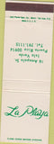 Matchbook Cover - La Playa Puerto Rico