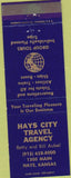 Matchbook Cover - Hays City Travel Agency Hays KS