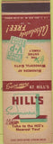 Matchbook Cover - Hill's Supermarkets V+P Green Stamps