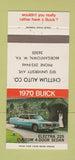 Matchbook Cover - 1970 Buick Chittum Morgantown WV Electra 30 Strike