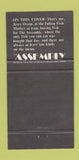 Matchbook Cover - Assembly Steak House New York City 30 Strike