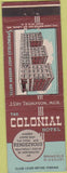 Matchbook Cover - Colonial Hotel Springfield MO