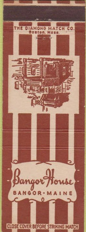 Matchbook Cover - Bangor House Bangor ME