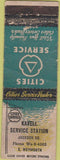 Matchbook Cover - Cities oil gas Jackson Square POOR